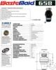 Maid 10-US-WM-658-3B Garbage Disposal Anti-Jam Stainless Steel Food Waste Grinding System, 1-1/4 HP Premium, Black 5