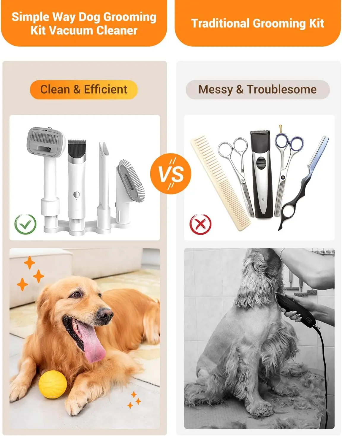 Pet grooming vacuum kit image 6