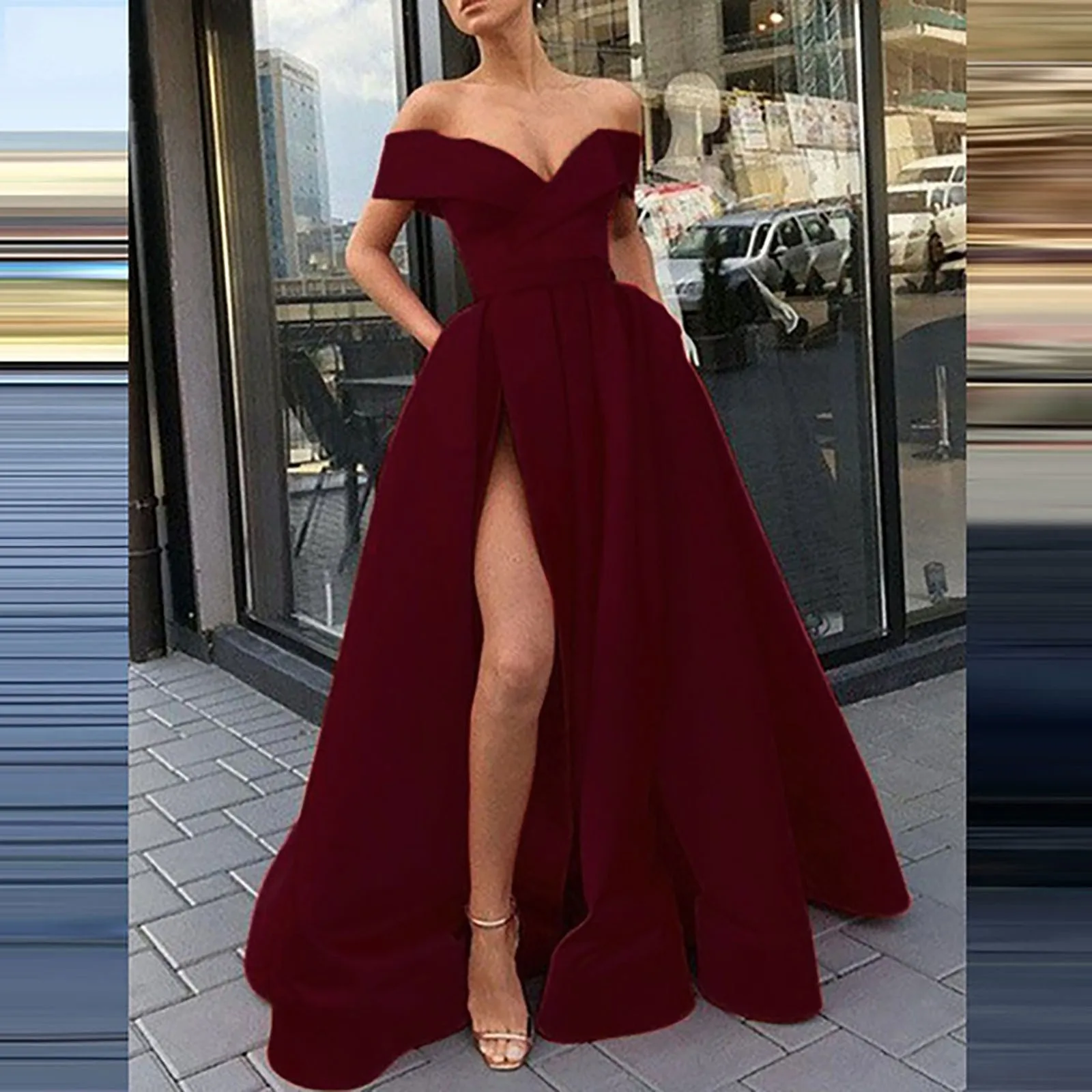 2024 Summer Chic Elegant Dresses For Women Strapless Off Shoulder Long Birthday Party Dresses Maxi Sundress Robe Vestidos women sexy satin evening dress summer off shoulder high waist party long dresses female elegant beach robe vestidos 2021