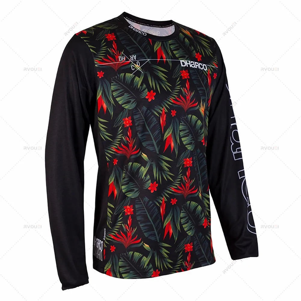 Moto Bike Long-Sleeved Jersey Enduro MTB Shirt Downhill T-Shirt Motocross MX Mountain Bike Wear MTB Beer Enduro bike cycling jersey bike cycling clothes