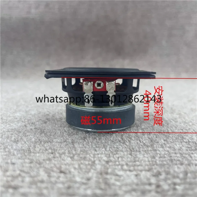 2.75인치 풀레인지 스피커 70mm 직경 고음, 중음 및 저음 풀톤, 열광적인 DIY 개조용 탄소 섬유 직조 베이스