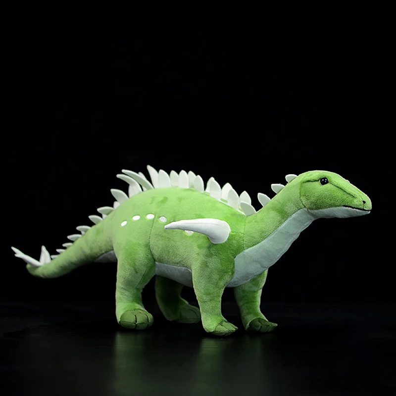 

Cute Huayangosaurus Soft Stuffed Plush Toy Realistic Simulation Kentrosaurus Dinosaur Animal Model Doll For Kids Audlt Gifts