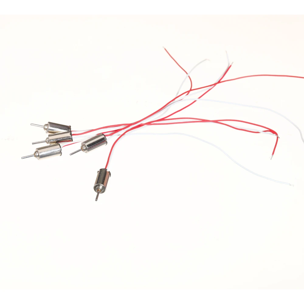 5PCS 마이크로 0408 코어리스 모터 DC 3.7V 20000RPM 고속 미니 4mm*8mm 코어리스 모터 장난감 취미 RC 드론 항공기용
