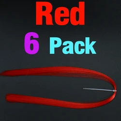 Vibrant Flashabou Flat Tinsel Fiber Pack (Red)