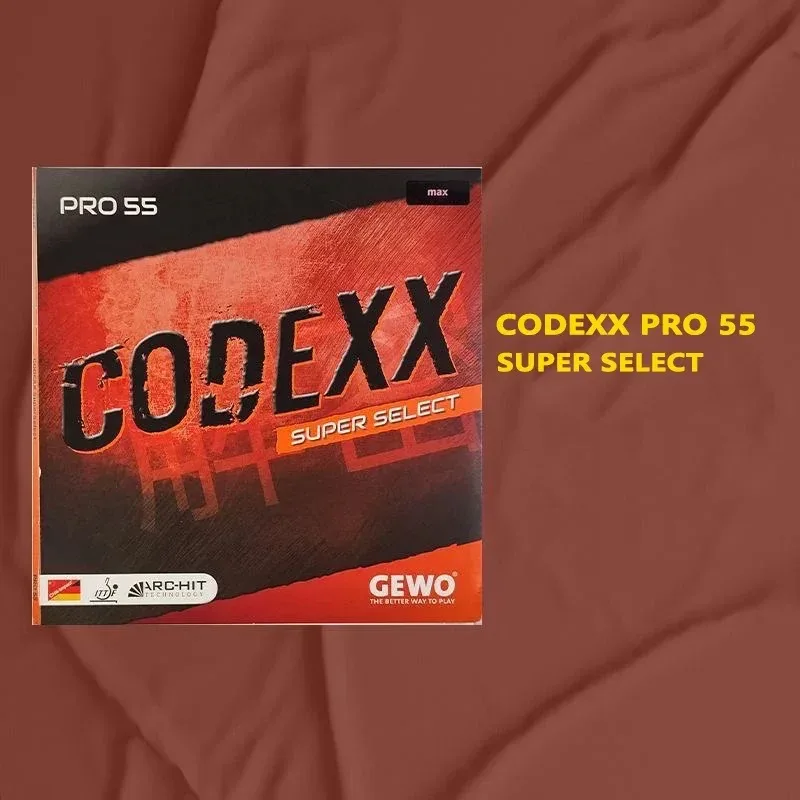 Original GEWO CODEXX PRO 53 55 Explosive Friction Sticky Table Tennis Rubber GEWO CODE XX PRO Ping Pong Cake Sponge