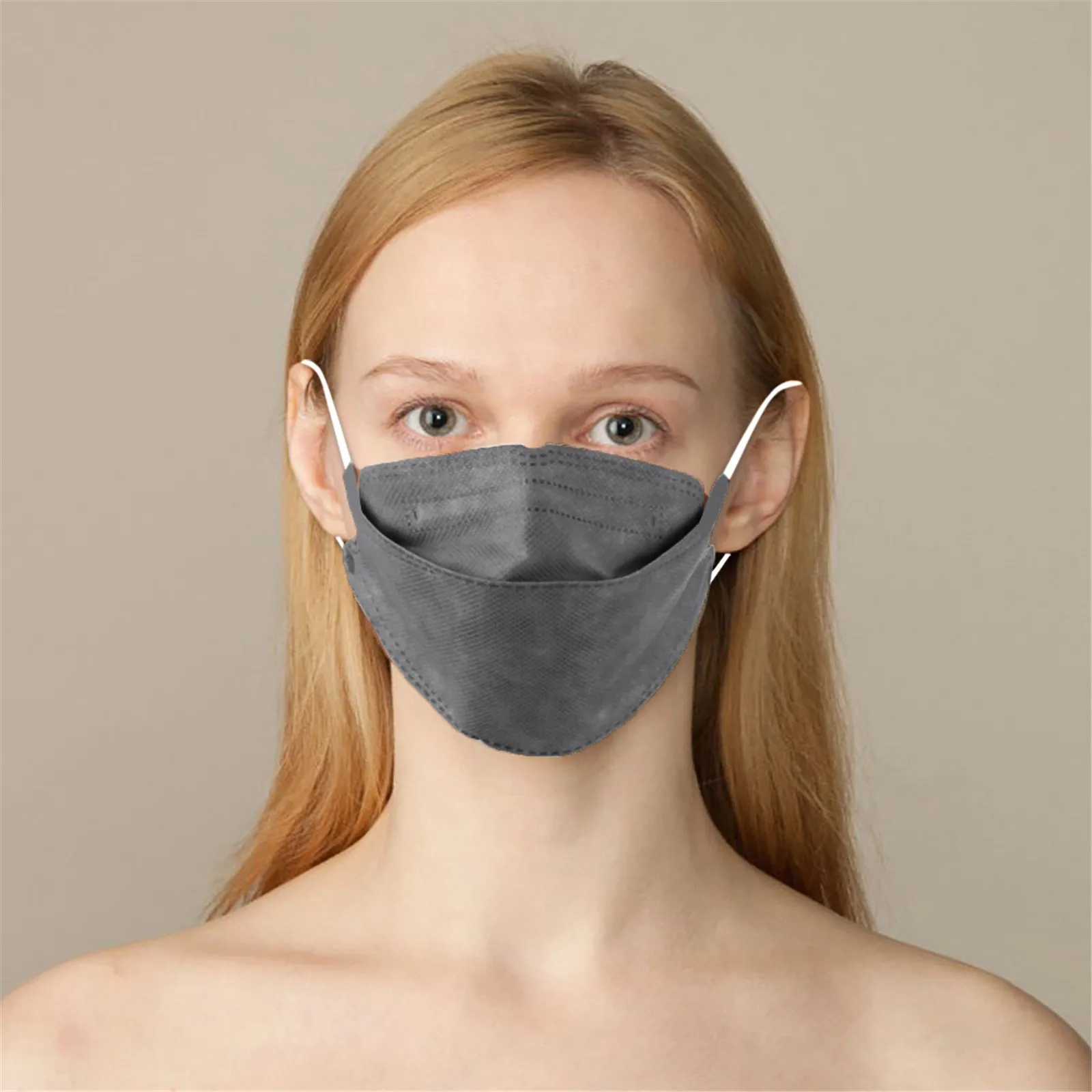 10pcs Mascarillas Adult Outdoor Droplet Haze Prevention Non Woven 3D Fish Face Mask Masque Jetables Halloween Cosplay