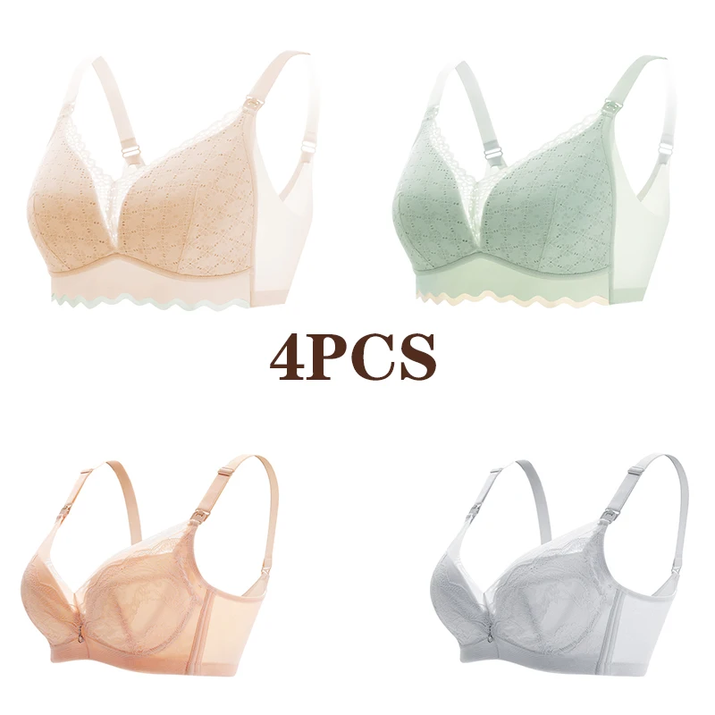 Summer Ultra-thin Breathable Breastfeeding Bra Feeding Thin Pregnancy Bra Gathering Anti Sagging Maternity Underwear 5