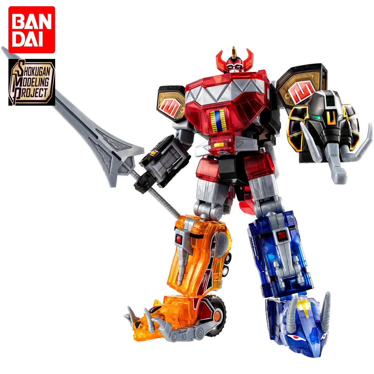 BANDAI-Mighty-Morphin-Power-Rangers-PB-Limited-Megazord-SMP-Cor-Clara ...