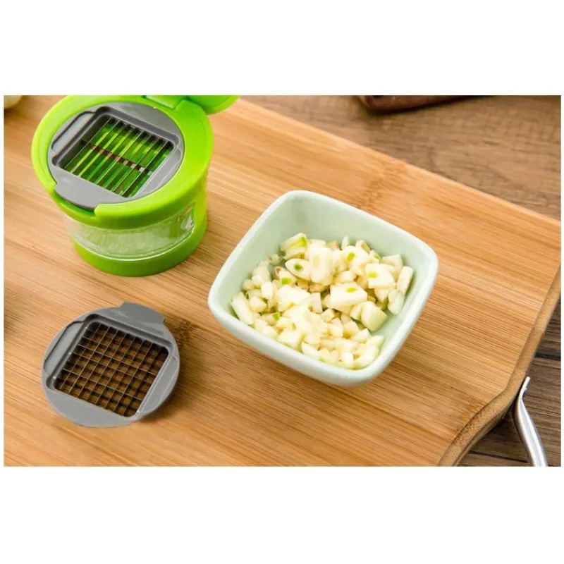 hot Practical Home Kitchen Tool Kit Garlic Press Chopper Slicer Hand Presser Garlic Grinder