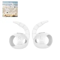 Premium Memory Foam Ear Tips - Noise Cancelling Soft Earbud Cushions, Set of 3 Pairs (White)
