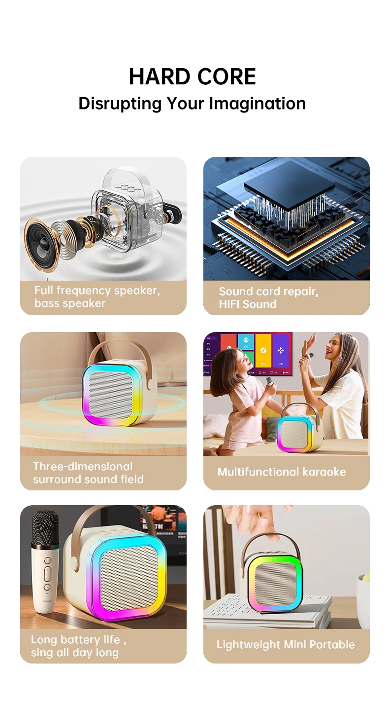 Fineblue W01 Bluetooth Speaker | Portable Karaoke HIFI Stereo Speaker Fineblue W01 Bluetooth Speaker | Portable Karaoke HIFI Stereo Speaker