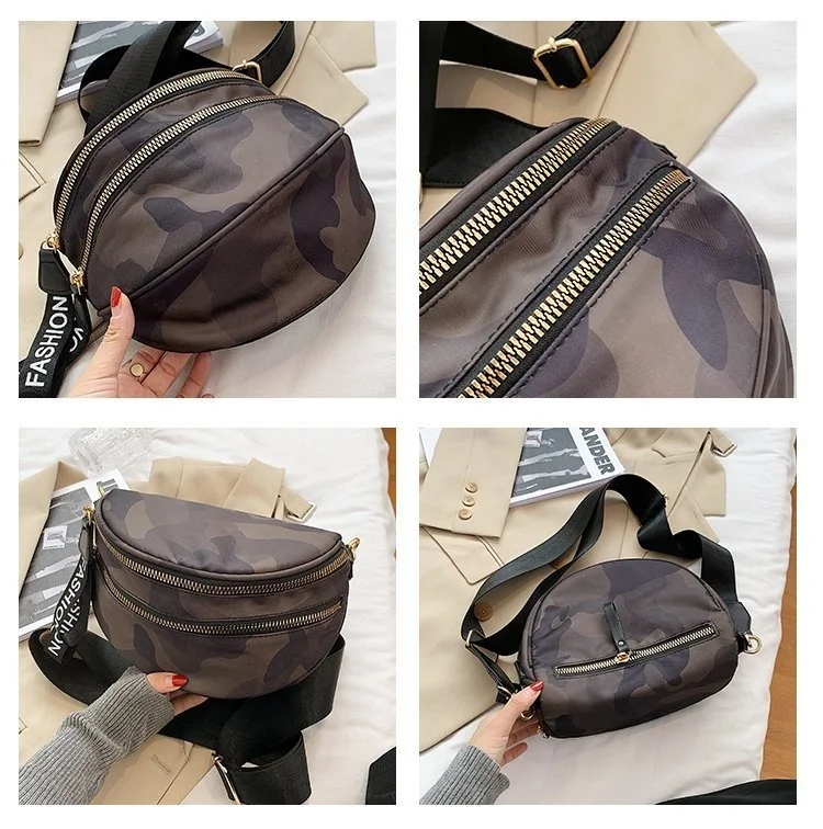 Women's Crossbody Bags Waist Bag Fanny Pack Casual Ladies Chest Bags Fashion Travel Hip Purse Belt Pouch Banana Pack