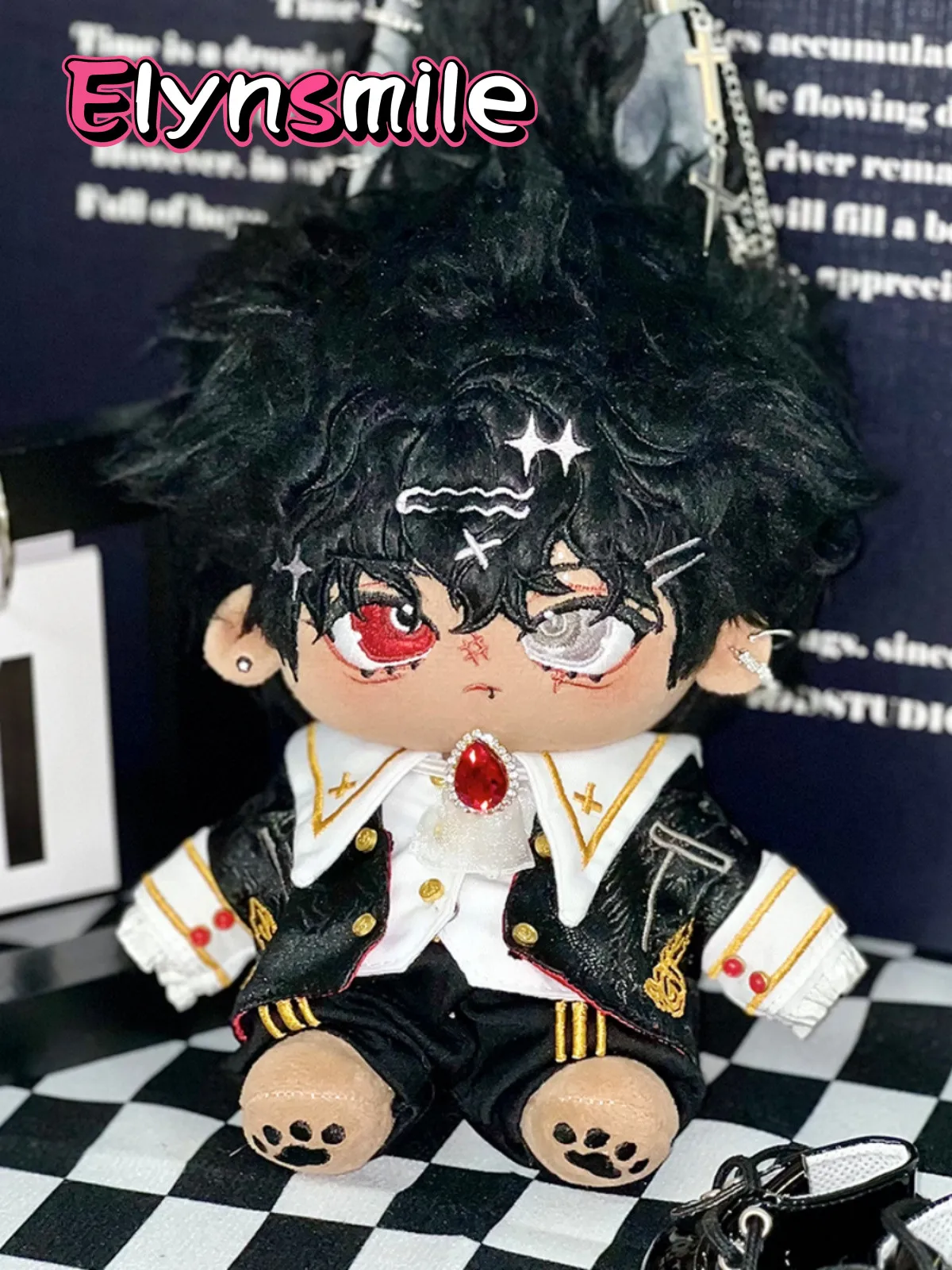 

In Stock Anime Game Dark Monster Ears Lovely Beast 20cm Plush Doll Plushie Pillow Cosplay Anime Figure Toy For Kids Xmas Gifts