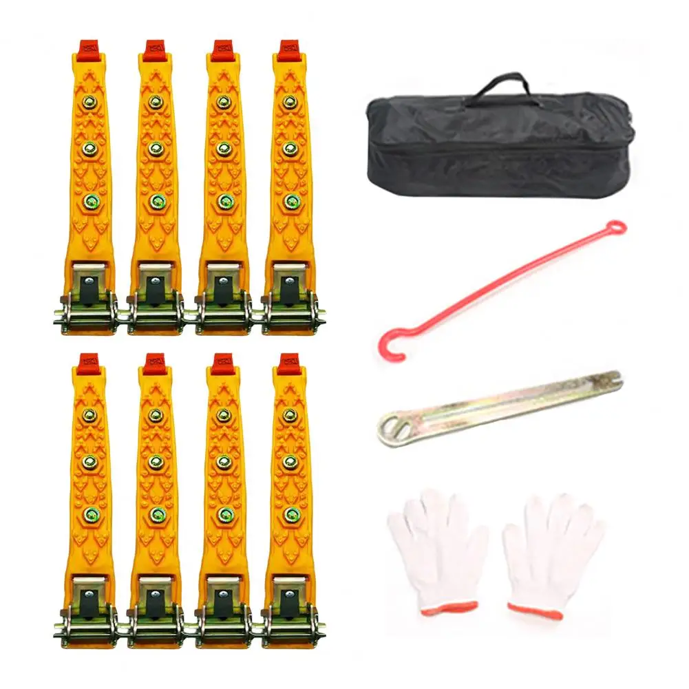 Frost-resistant Anti-skid Strap Universal Anti-slip Tire Snow Chains for Suvs Trucks Pickups Emergency for Rain Winter