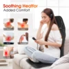 Electric Heating Back Massage Chair for Car Chair Home Office Lumbar Pain Relief Vibration Cushion Shoulder Back Massage Mat 3