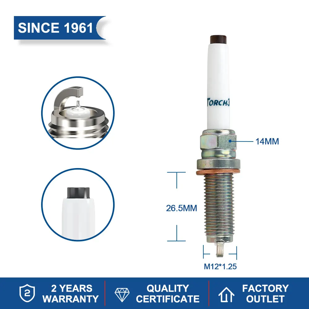 2-8PCS Candle Replace for Champion REA6ZWYPB-1 3707100XEN01