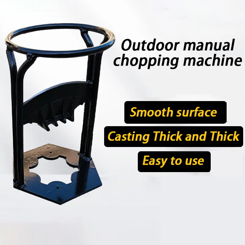 Outdoor Manual Splitting Wedge Wood Chop Machine Steel Splitting Frame Wood Firewood Portable Chopping Wooden Tools Garden
