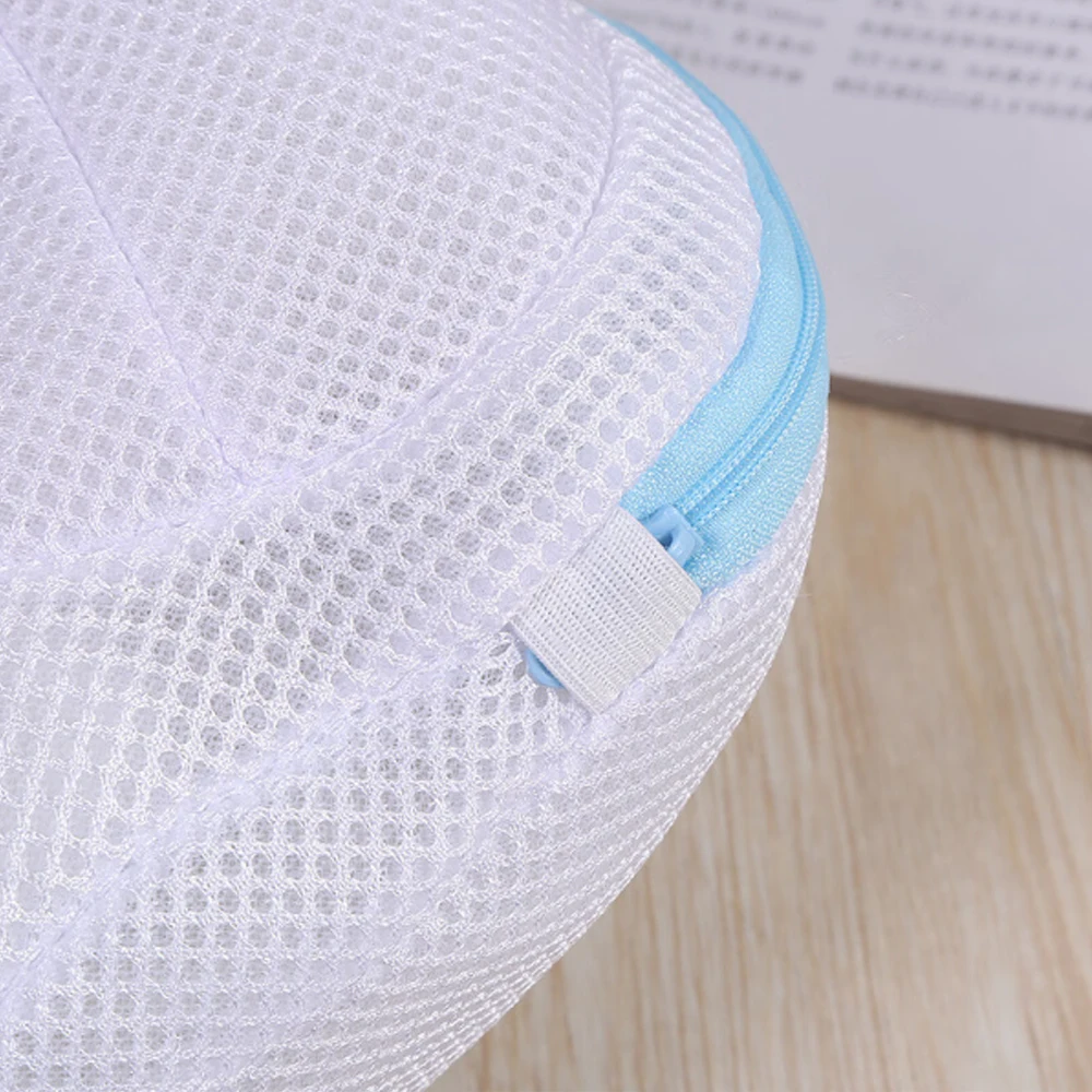 1PC Laundry Bag Mesh Pouch Dirty Laundry Basket Shoes Organizer Organizer for Underwear Clothes Storage Organization Home Garden 4