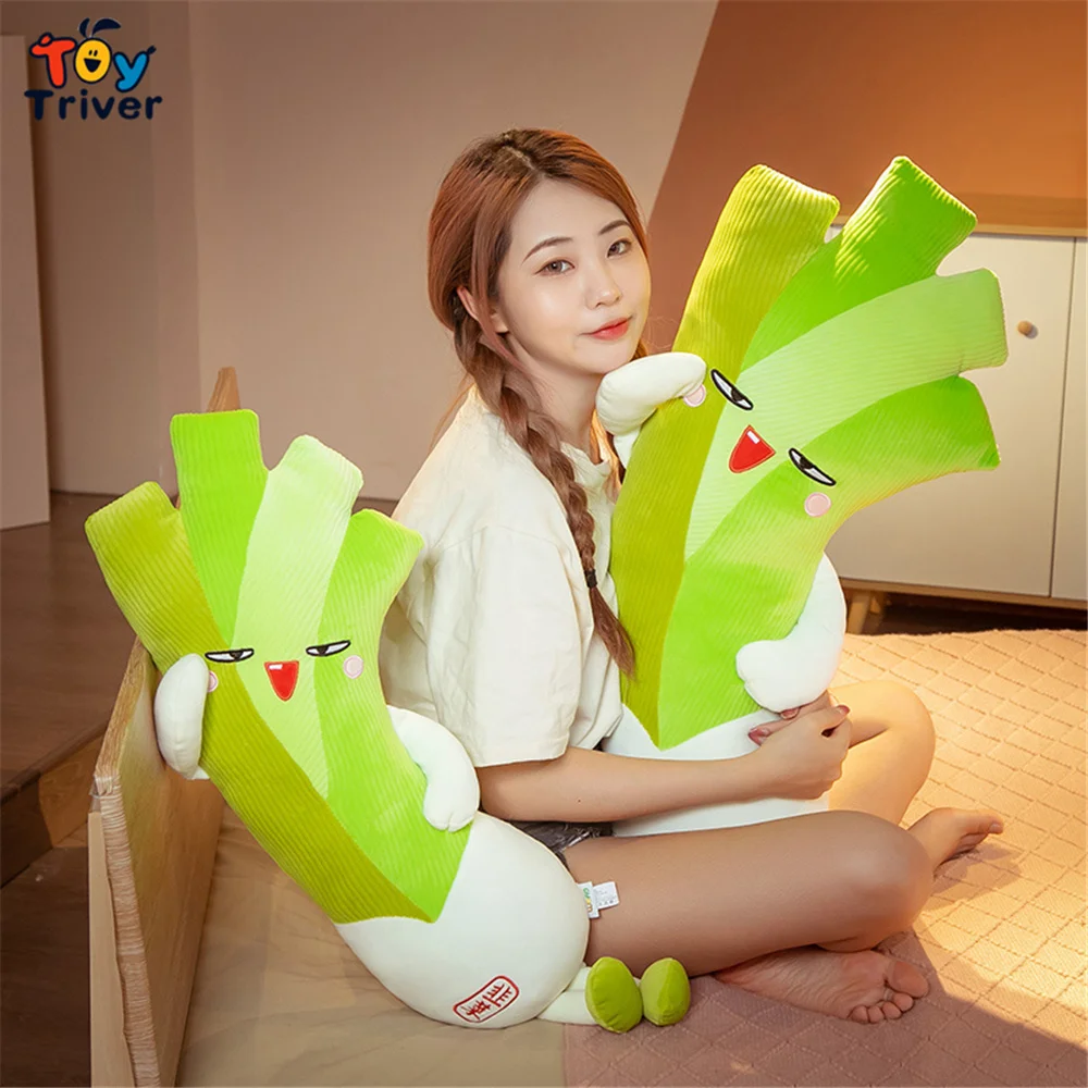 

Плюшевые игрушки Kawaii Leek, мягкая подушка для дивана, подушка, подушка, домашний декор для комнаты, дети, девочки, мальчики, милые подарки