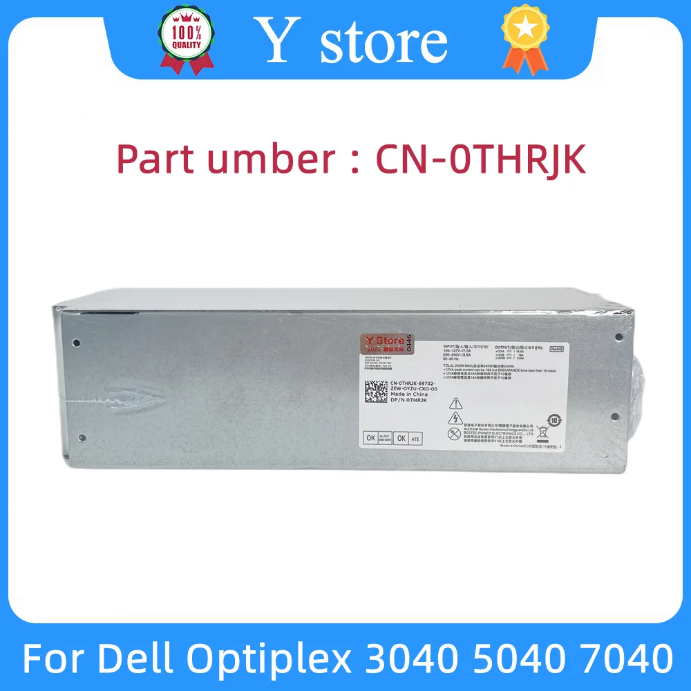 Loja Novo Original para Dell Optiplex 3040 5040 7040 240w Fonte de Alimentação Mais 4pin Cn0thrjk 0thrjk B240nm-00 100 Testado Navio Rápido y