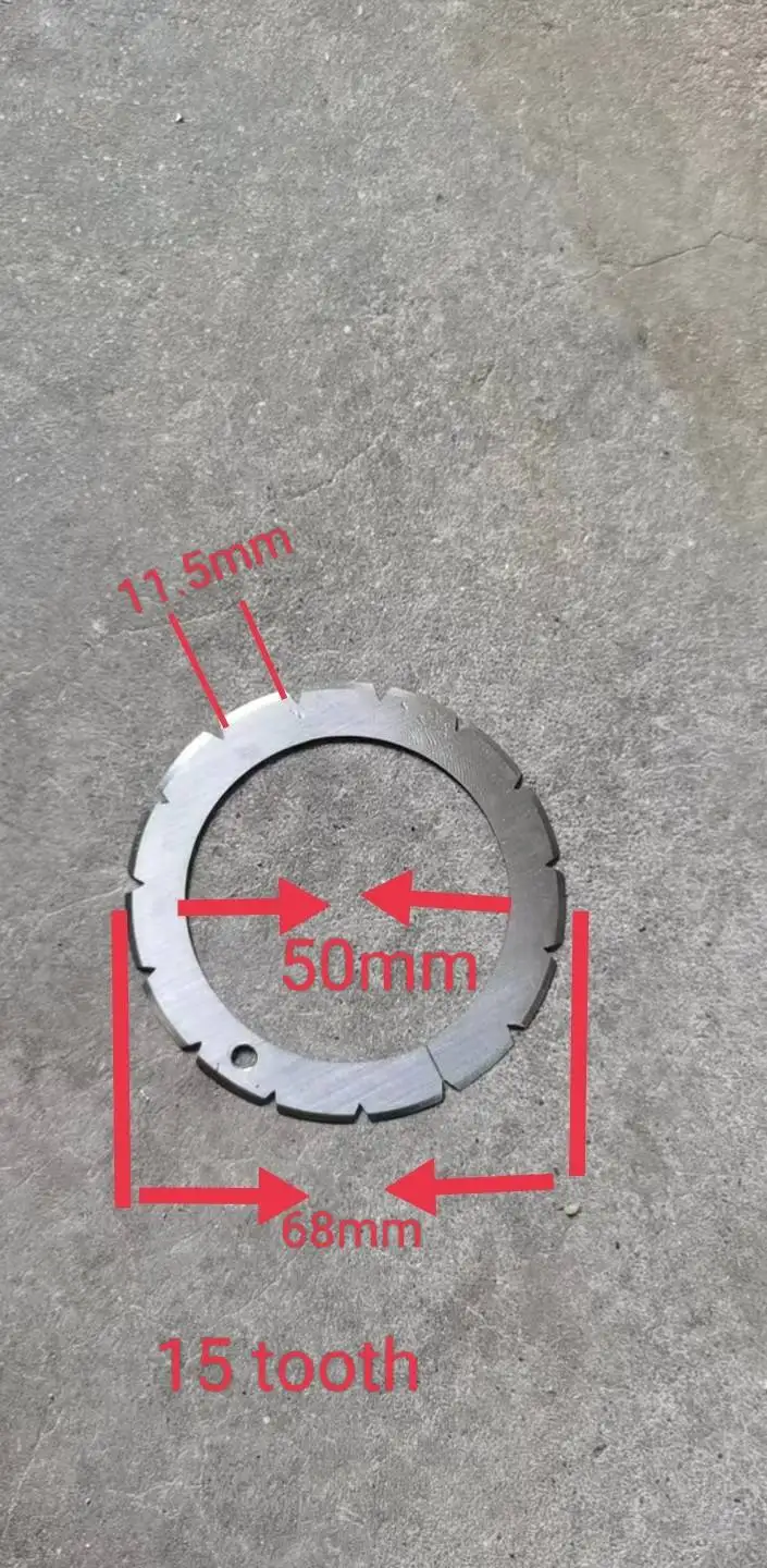 

10 шт., лезвия складной машины, 68x50x0,5 мм, 15 Зубцов, запчасти для складной машины