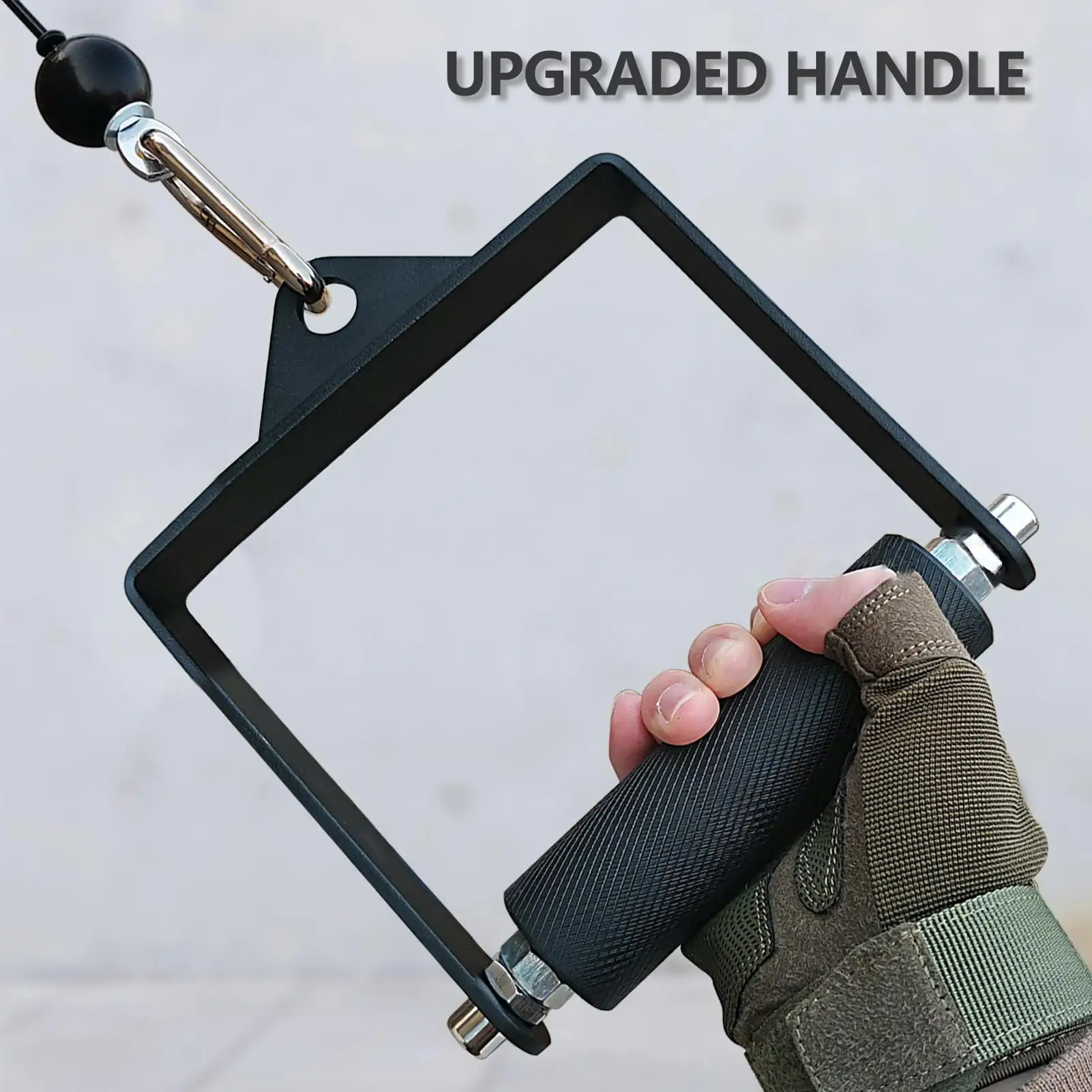 Gym Attachments For Cable Machine D Row Pull Down Handle Attachment Strength Trainer Gear Heavy Duty Ergonomic Workout Tool For