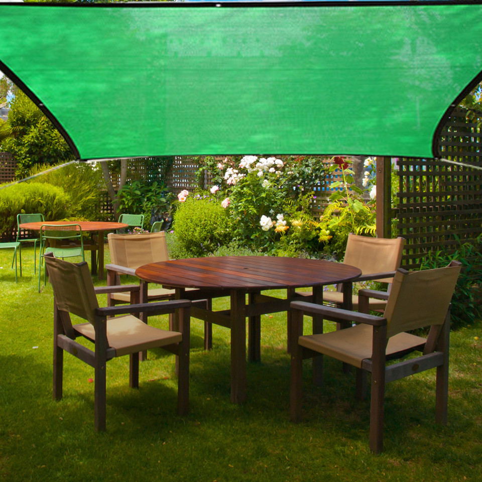 Outdoor garden sunshade net terrace sunshade camping sunshade net UV protection HDPE sunscreen fabric sunshade