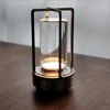 crystal lamp Plastic bedside table bedroom led Touch table lamp Restaurant decoration atmosphere Night light 1