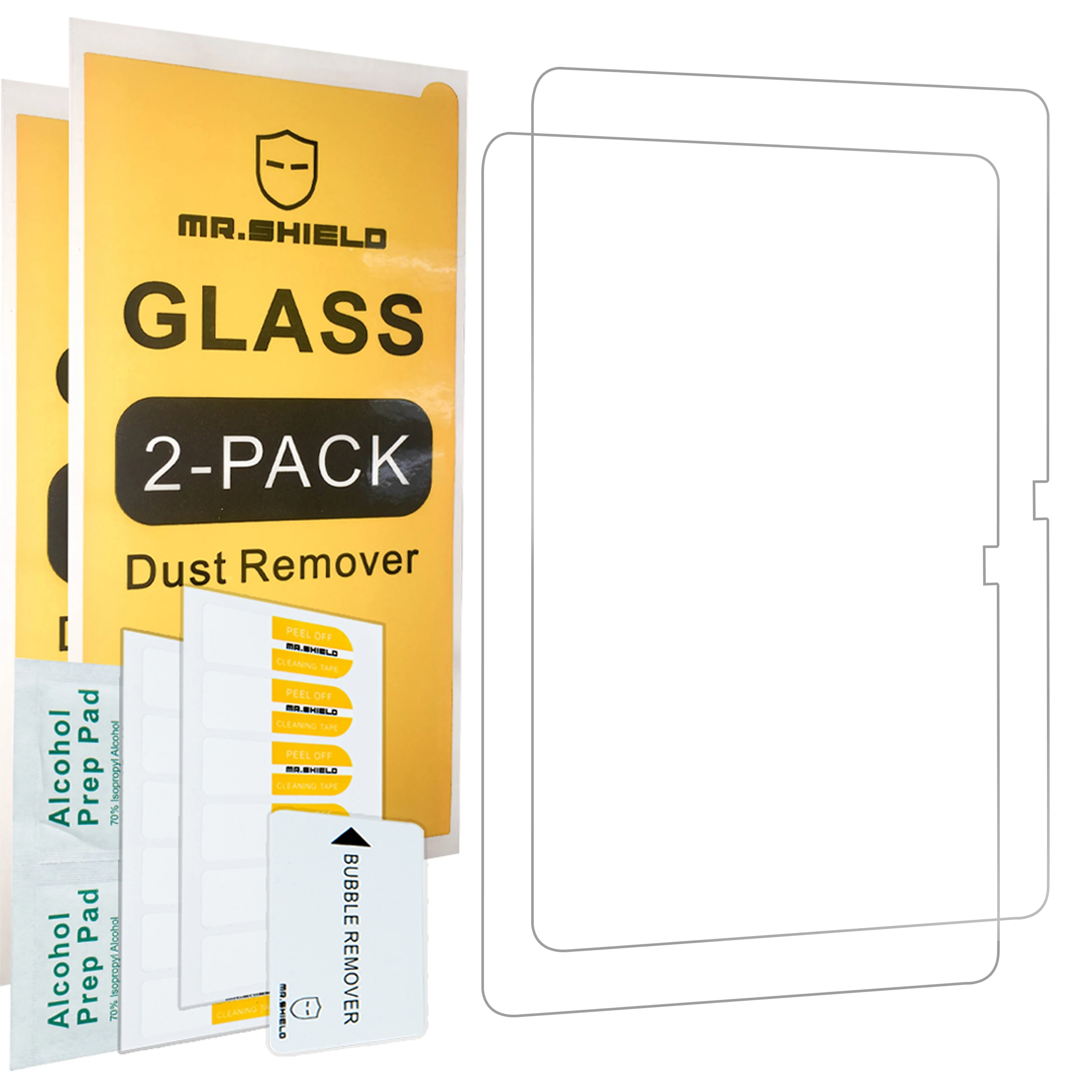 Mr.Shield Screen Protector compatible with BESTTAB A20,10.1 Inch [Tempered Glass] [2-PACK] [Japan Glass with 9H Hardness] 2