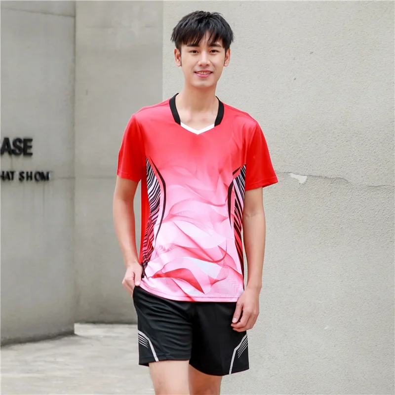 Quick Dry Badminton Shirt shorts Women/men Table Tennis T Shirts Team Game Running Training Short Sleeves tennis shirt A157 short sleeve t shirt sports clothes