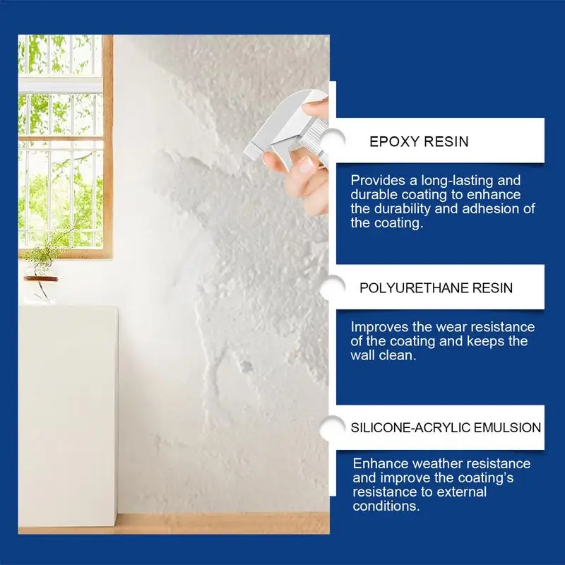 Wall Refurbishment Agent Ceiling Tile Spray Paint For Water Damage 120ml Wall Peeling Repair Cover Stains Spray Paint For
