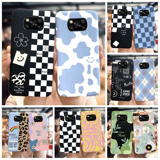 Funda trasera suave para teléfono Xiaomi Poco X3 Pro, carcasa con dibujos  animados de vaca, parachoques NFC, Mi PocoX3 X 3 X3Pro Capa, 2020