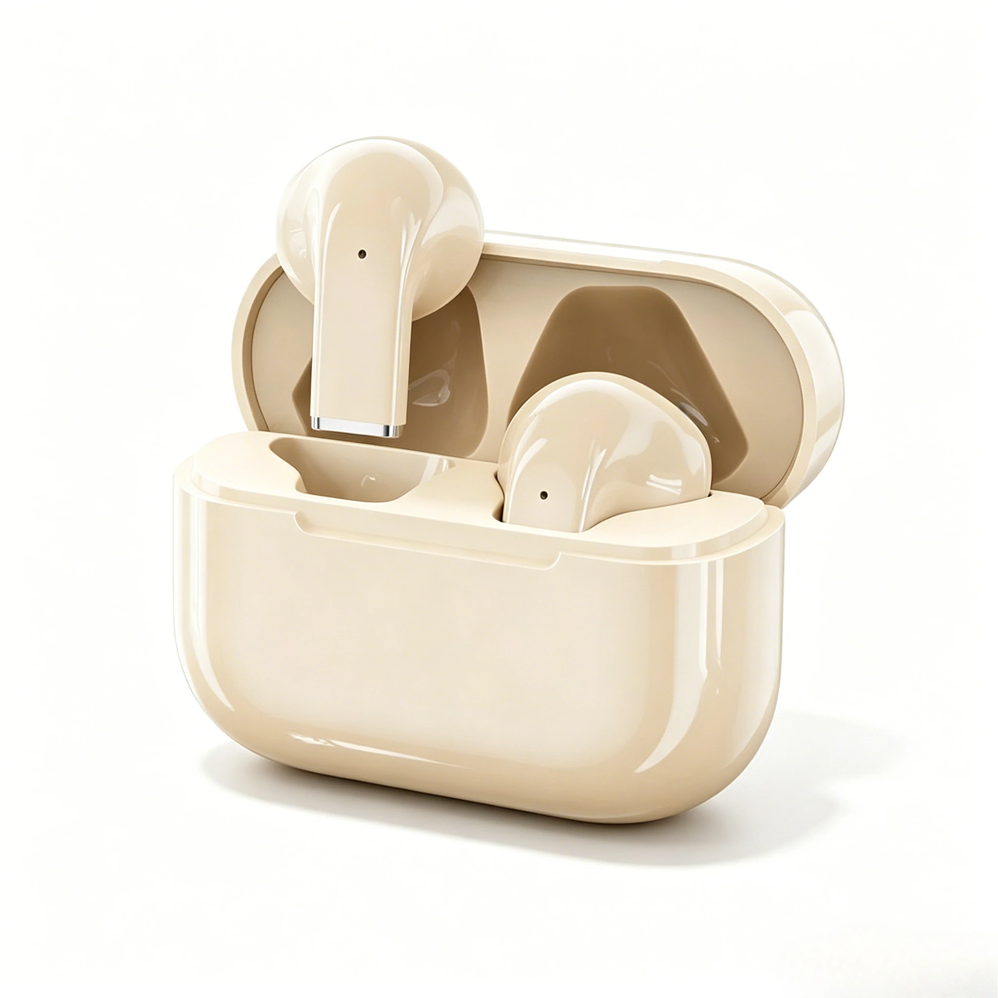 Compact TWS Wireless Bluetooth Earbuds with Advanced Noise Cancellation and Built-In Mic