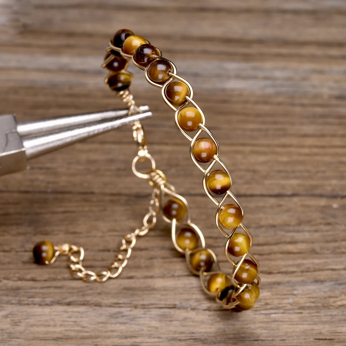 Women’s bohemian style gemstone bracelet