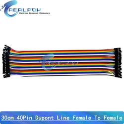 Versatile Dupont Jumper Wire Cable Set - Multi - Length Options (30cm F - F)
