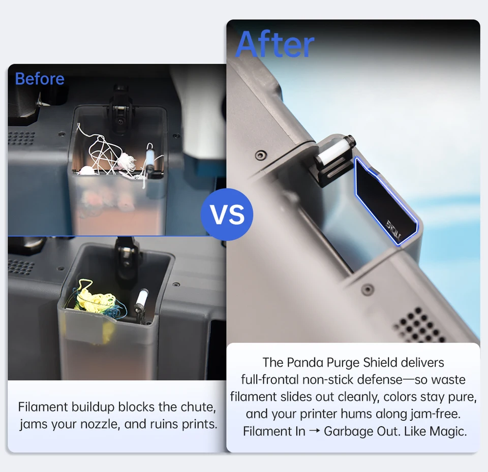 BIGTREETECH Panda Brush PX & Panda Purge Shield, Nozzle Brush