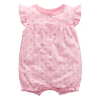 Summer Bodysuit for Newborn Baby Romper Boys Girls Clothes 100% Cotton Pure Baby Bodysuits Soft Short Sleeve Toddler Jumpsuit 2