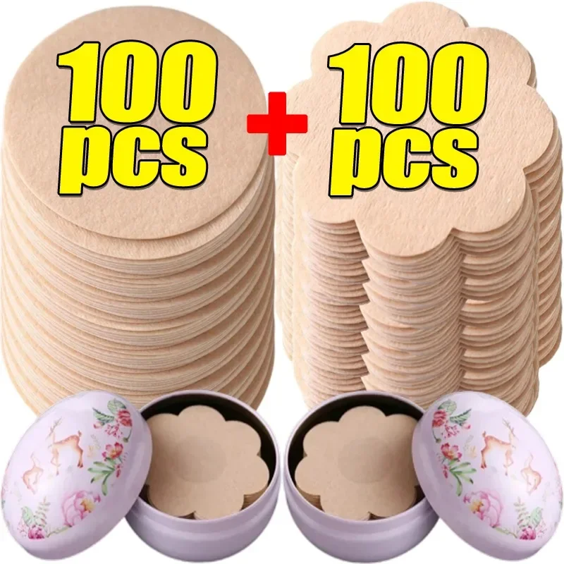 Nipple Cover Stickers Women Breast Lift Tape Pasties Invisible Self-Adhesive Disposable Bra Padding Chest Paste Patch 2-200pcs silicone breast patch silicone nipple cover sticky bra breast nipple covers invisible stick on bra breast sticker disposable nipple cover silicone adhesive bra silicone stickers disposable breast patch