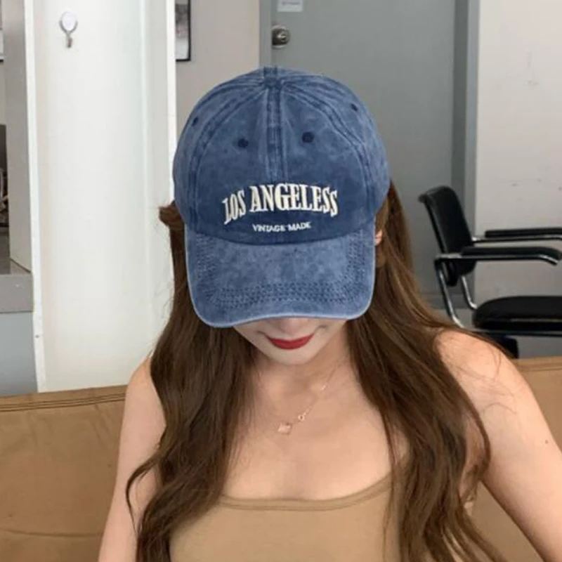 Trucker Cotton Baseball Cap For Men and Women Fashion Embroidery Hat Soft Top Caps Casual Retro Snapback Hats Unisex Hip Hop