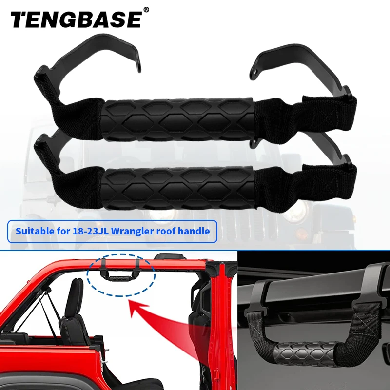

Armrests for Jeep Gladiator JT Wrangler JL Car Front Rear Door Roof Grab Handle Brd Accessories for Jeep Wrangler JL 2018-2023