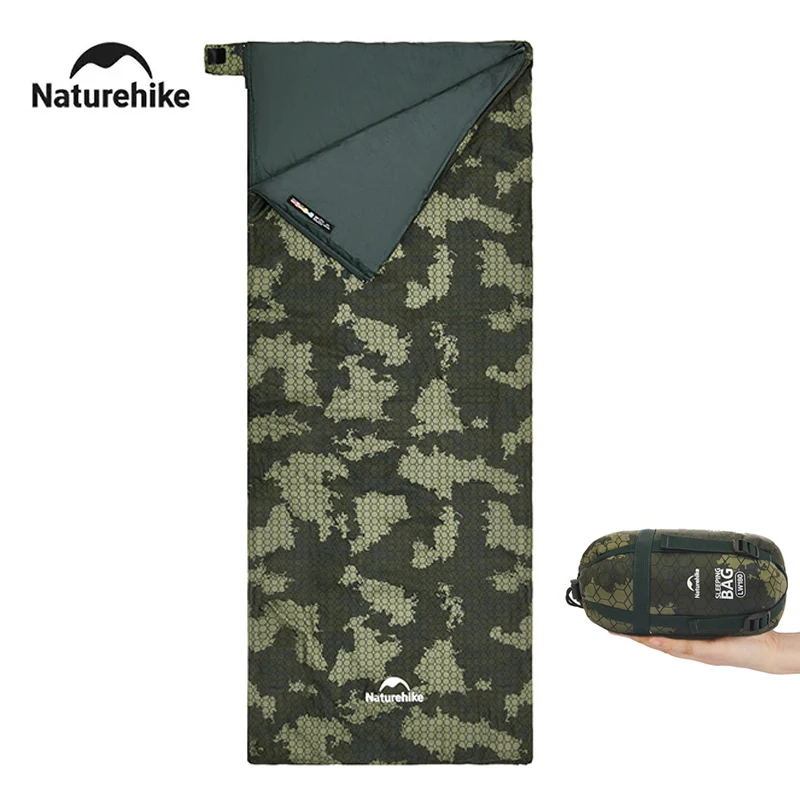 Naturehike Camping Sleeping Bag Waterproof Ultralight Splicable Double Large 3 Season sleeping bag