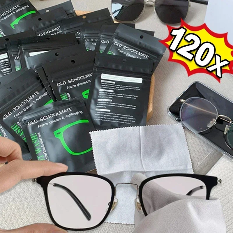 Anti-fog Suede Glasses Cloth Reusable Microfiber Glasses Cleaning Wipes Eyeglass Cleaning Cloth Lens Mobile Phone Cleaning