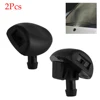 2Pcs Front Windshield Wiper Water Spray Jet Washer Nozzle For Peugeot 206 207 407 Car High Quality Cleaning Windshield Washer 1
