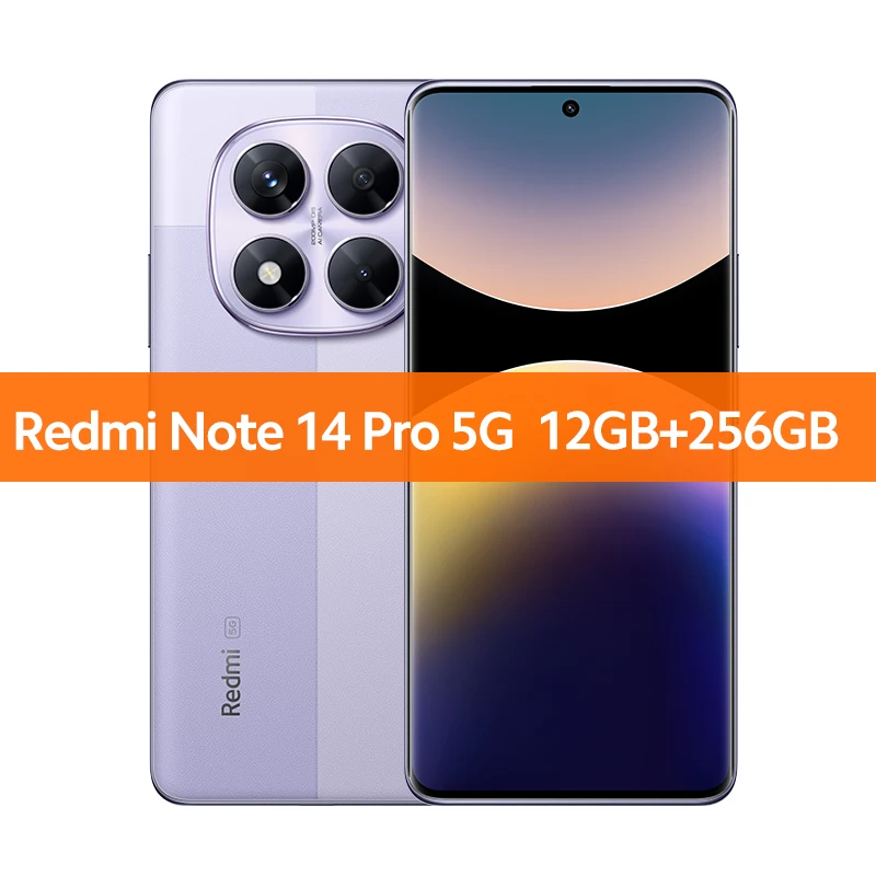 Global Version Xiaomi Redmi Note 14 Pro 5G Smartphone MediaTek