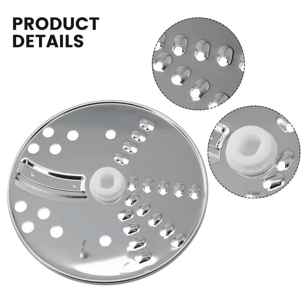 

For Thermomix TM5 Chopping Dish Cutter Head 1PCS Diameter 115mm Side Shreds Side Slices Silver Slicer Accessories