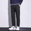 Elastic High Street Casual Men Jeans Autumn Winter Combination Straight Korean Chic All-match Solid Elastic Band Campus Pants 4