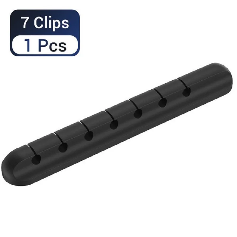 7 clips black