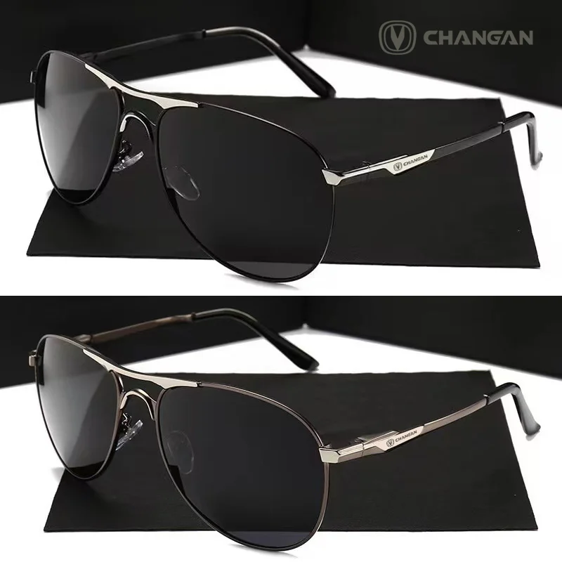 Stylish Men's Sunglasses UV400 High Quality Polarized Transparent Driving For Changan CS75 Plus CS95 CS35 Alsvin Accessories