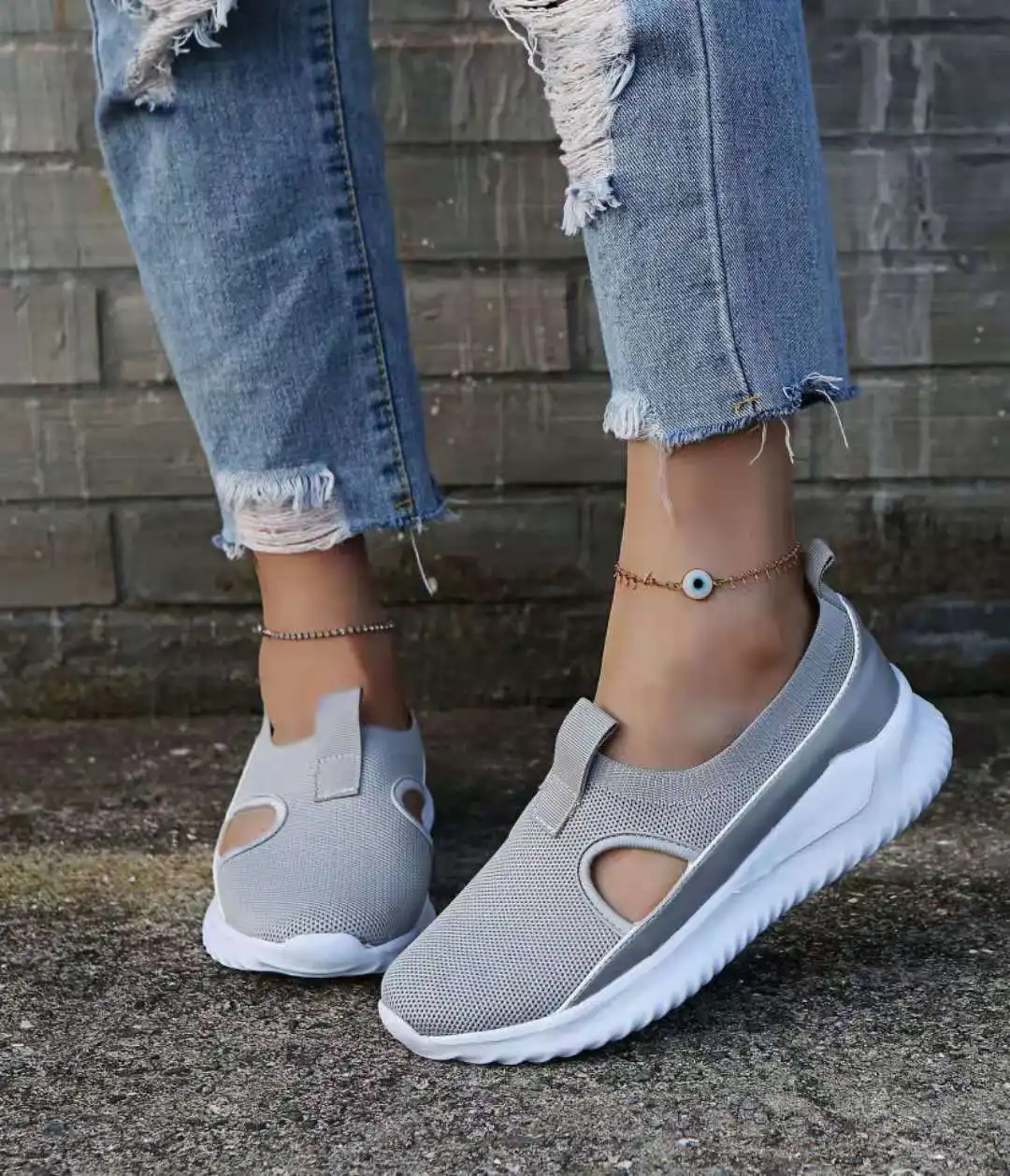 2022 New Women Fashion Casual Sandals Classic Mixed Color PU Flat Platform Sandals Ladies Shoes Outdoor Sandalias Mujer