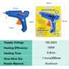 100W Hot Melt Glue Gun For 11mm Glue Sticks Mini Industrial Household Heat Electric Hot Gun For Car Dent Removal DIY Repair Tool 4
